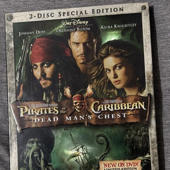 2/$15 Pirates of the Caribbean: Dead Mans ChestDVD, 2006, 2-Disc Set, Widescreen - Picture 1 of 2